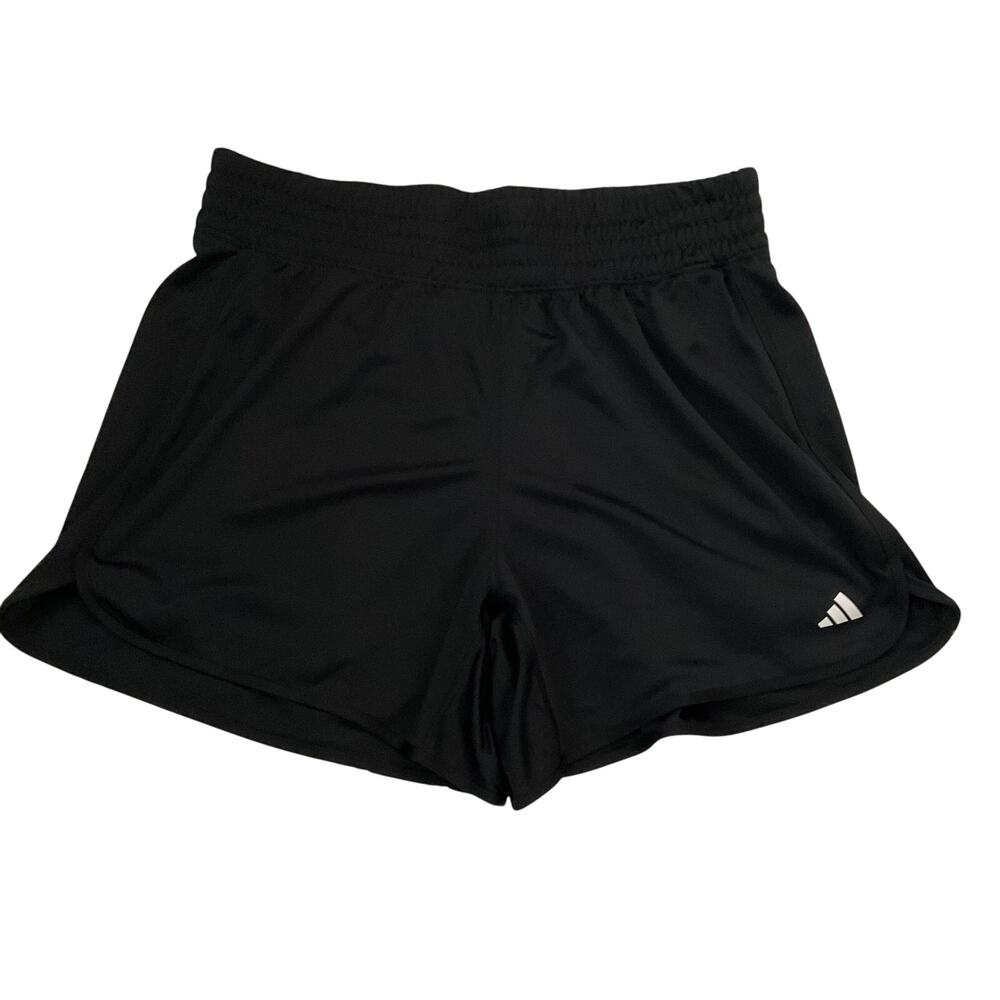 Adidas Aeroreadyβ Womenβs Black High Rise Athletic Shorts - Size XL